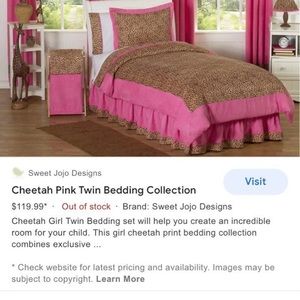 Full/queen bedding, skirt, curtains, shams